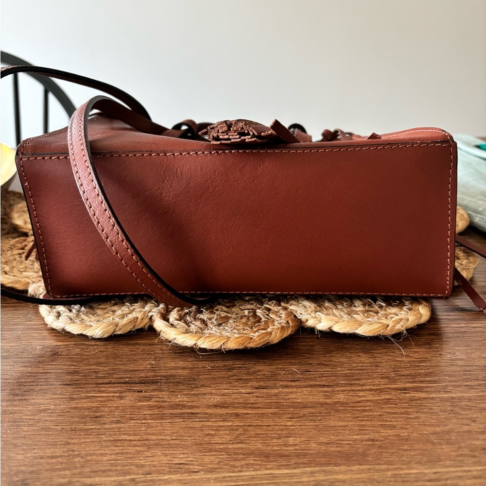🌴3/$15 🌴Zara Brown Crossbody Bag with Tassel - Picture 4 of 6